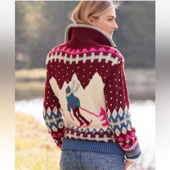 Sundance Sweaters - SUNDANCE Starlit Slopes Knit Cardigan Size SP